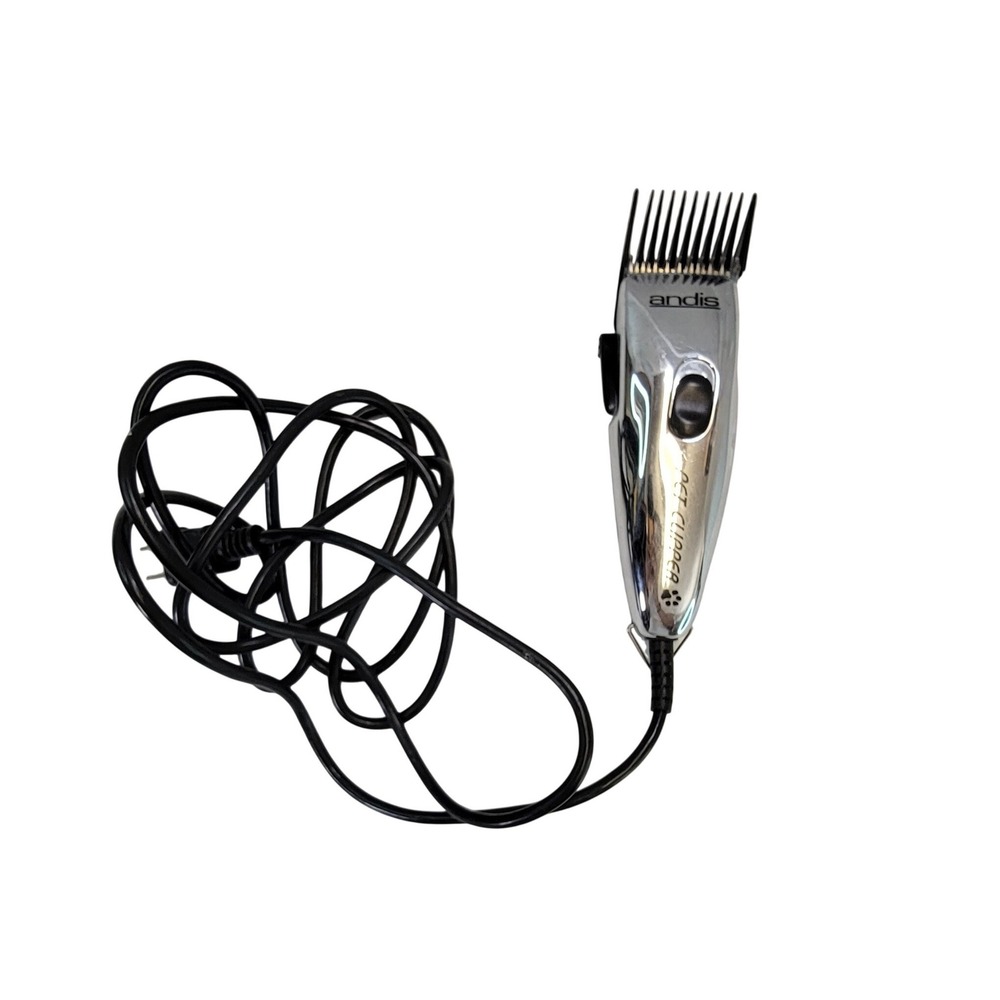 Andis Pet‎ Clipper Corded Electric Chrome Silver Professional Grooming Tool